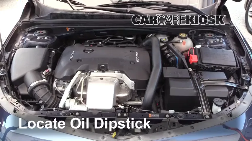 2017 Chevrolet Malibu Premier 2.0L 4 Cyl. Turbo Oil Check Oil Level
